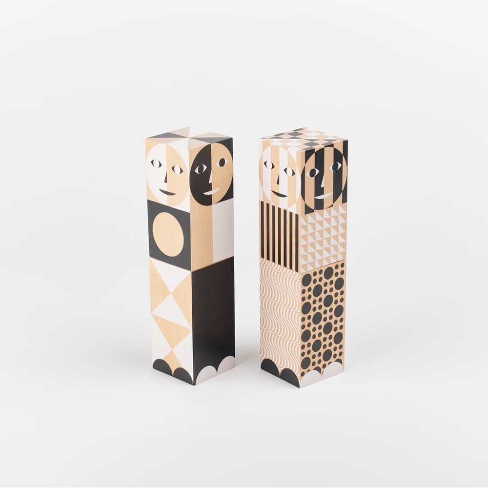 Dusen Dusen x Areaware Limited Edition Salt and Pepper Shakers - Black & Natural